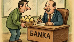 Виц: В банката: Цел на кредита?