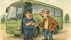 Виц: Преди границата автобусът спрял за почивка