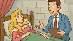 Виц: Какво се е случило, Спяща красавице?